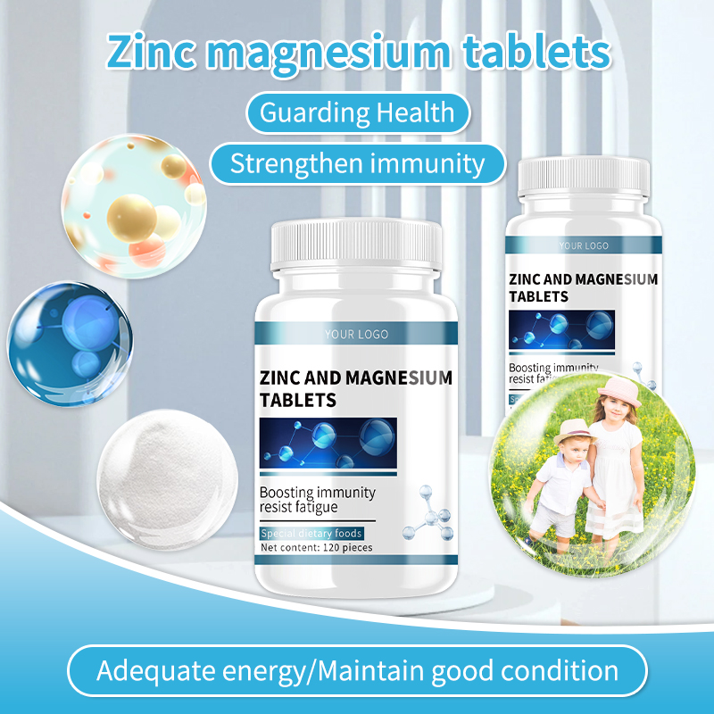 Zinc magnesium sheet OEM customized men's fitness supplement, fitness and sports nutrition food factory, vitamin processing